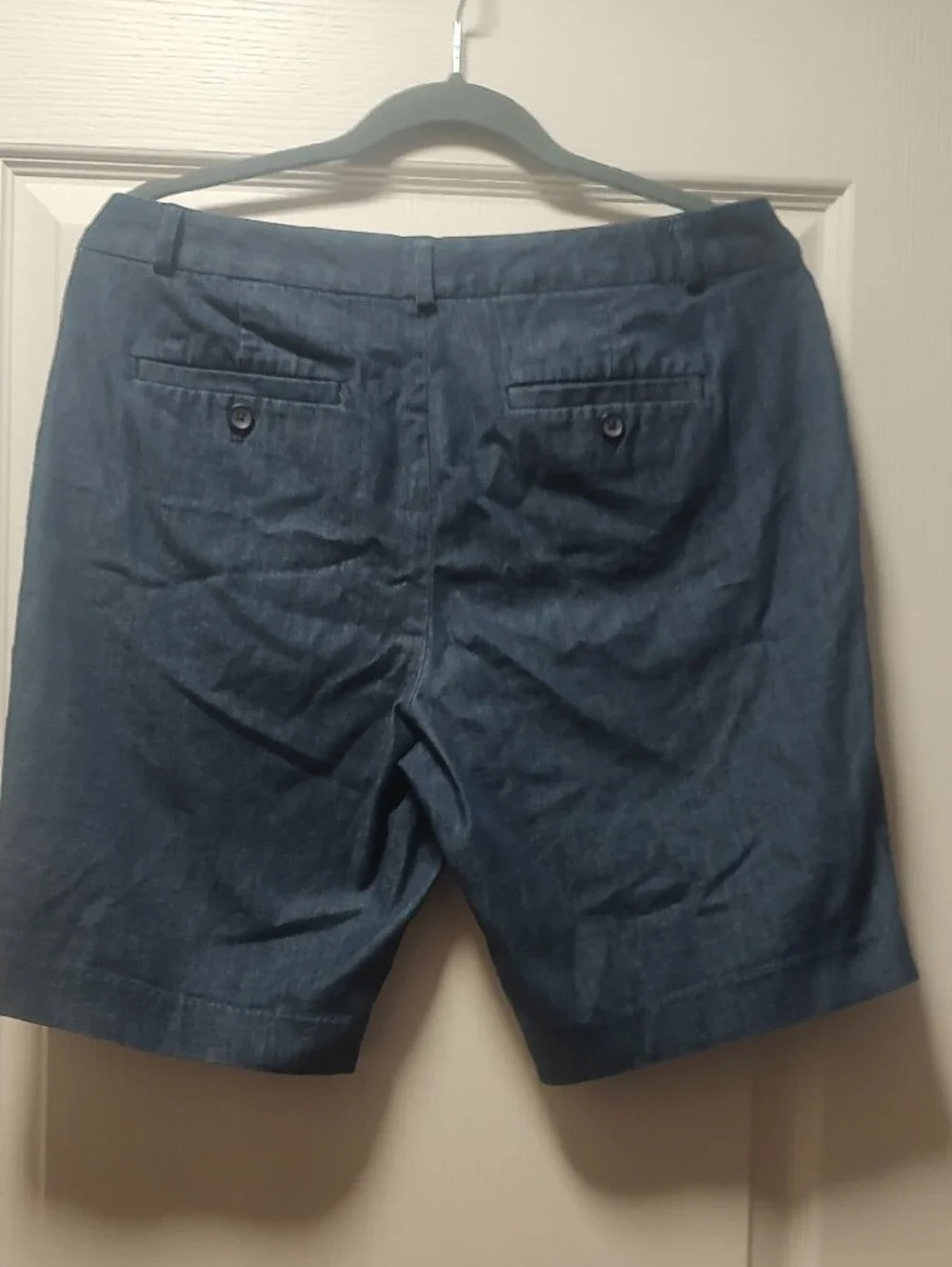 Banana Republic Navy Flat-Front Men's Shorts